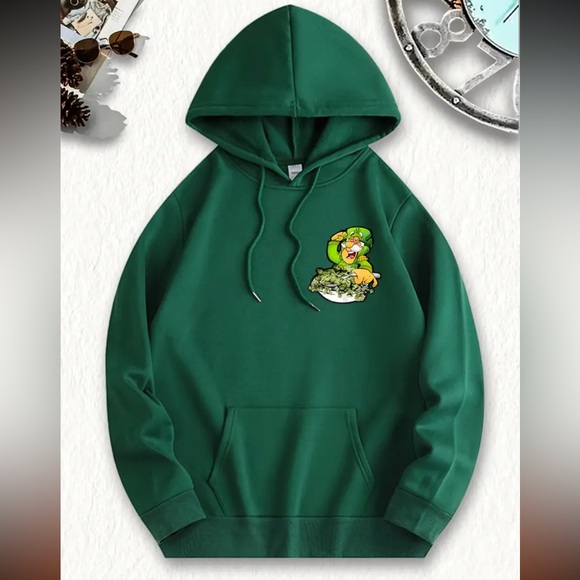 Cap’N Kush Cartoon Hoodie - Picture 3 of 6